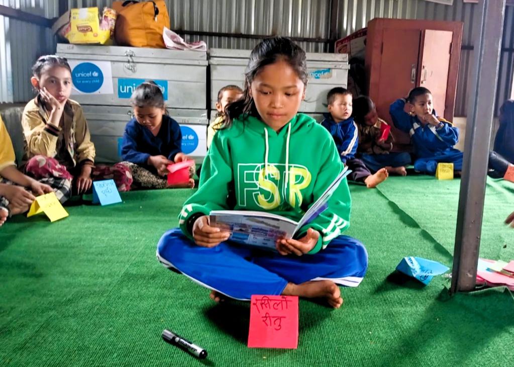 Ritu at the CFS in Athbiskot Municipality, in Rukum West District