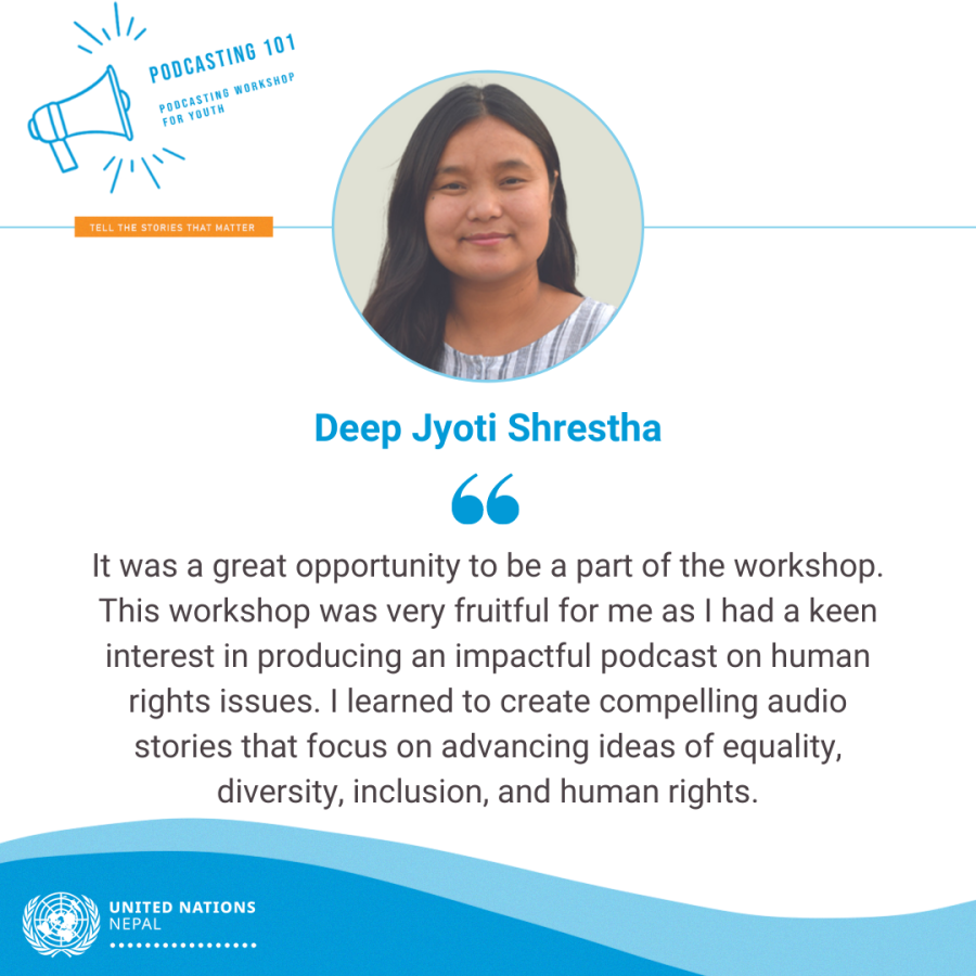 Deep Jyoti Shrestha is an activist. Her interest lies in debate and advocacy work for political accountability and issues of public concern. She is associated with Tanneri Chaso, an informal network of youth from across the country.