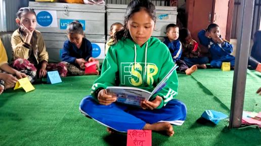 Ritu at the CFS in Athbiskot Municipality, in Rukum West District